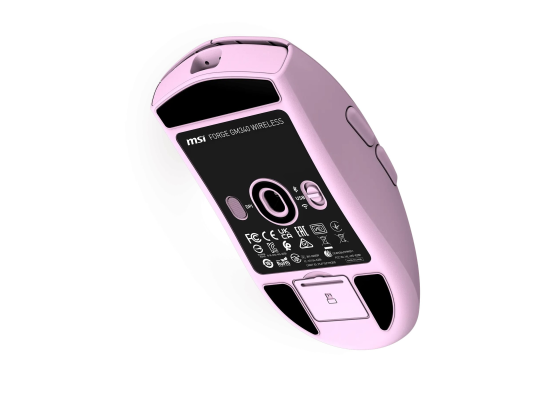 MSI Gaming Mouse  |  FORGE GM340 WIRELESS  |  Wireless  |  2.4 GHz, Bluetooth , USB  |  Violet