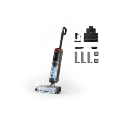 Polti Cordless Steam Cleaner  |  RollySteam WD40C  |  Power 450 W  |  Water tank capacity 0.6 L  |  Black