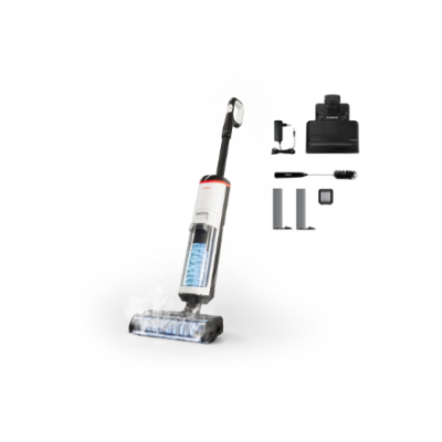 Polti Cordless Steam Cleaner  |  RollySteam WD30C  |  Power 450 W  |  Water tank capacity 0.6 L  |  White / Black