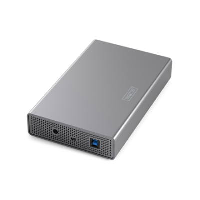 Digitus USB 3.0 hard disk enclosure, 3.5", SATA, 16TB, aluminum  |  DA-71106-1