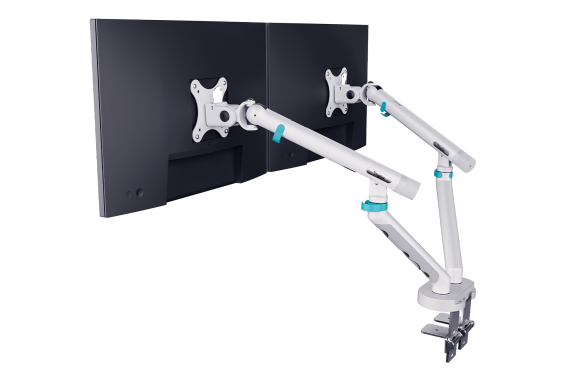 Digitus Desk Mount  |  Tilt, rotation, pivot  |  Dual design monitor mount, 2x 35", 2x 10 kg  |  35 "  |  Maximum weight (capacity) 20 kg  |  White