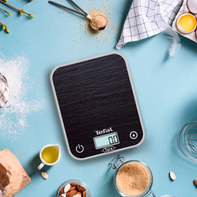TEFAL Kitchen Scale  |  BC50D2V0 Optiss  |  Maximum weight (capacity) 5 kg  |  Display type LCD  |  Black