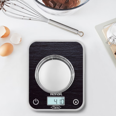 TEFAL Kitchen Scale  |  BC50D2V0 Optiss  |  Maximum weight (capacity) 5 kg  |  Display type LCD  |  Black