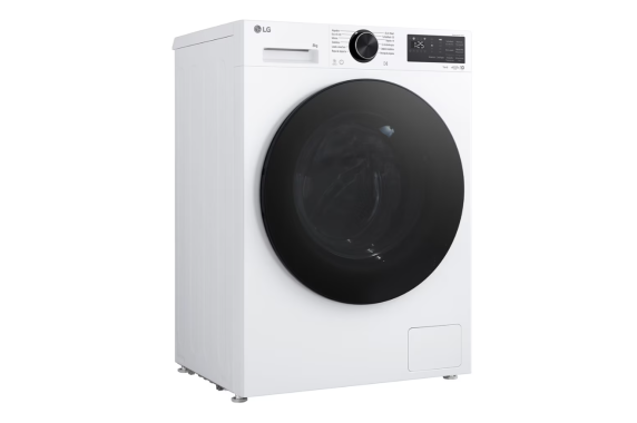 LG  |  Washing machine  |  F2X50S8TLB  |  Energy efficiency class A  |  Front loading  |  Washing capacity 8 kg  |  1200 RPM  |  Depth 48 cm  |  Width 60 cm  |  Display  |  LED  |  Steam function  |  Direct drive  |  Wi-Fi  |  White