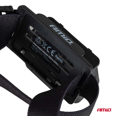 LED Headlamp, USB rechargeable, 1000 mAh