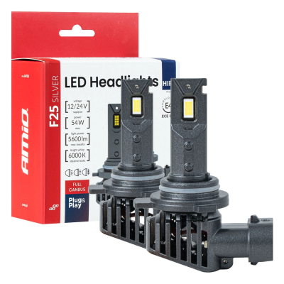 LED Bulbs HIR2  /  9012, 54W, 12 / 24V, 6000K, 5600Lm