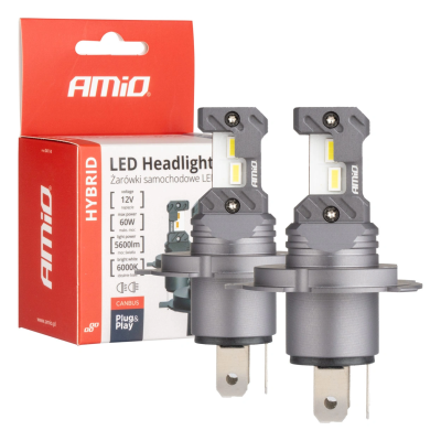 LED Bulbs H4, H19, 60W, 12V, 5600Lm