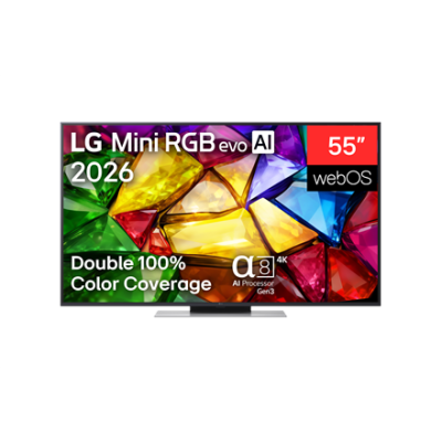 LG 55MRGB87B3B 55" (139 см) 4K Mini RGB evo Умный телевизор  |  LG