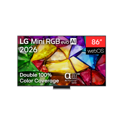 LG 86MRGB87B3B 86" (217 см) 4K Mini RGB evo Smart TV  |  LG