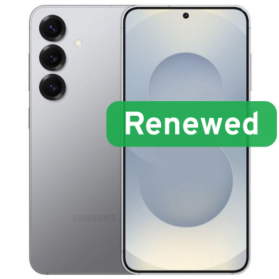 Samsung Renewed Grade C  |  Galaxy S25  |  Silver Shadow  |  6.2 "  |  256 GB  |  5G