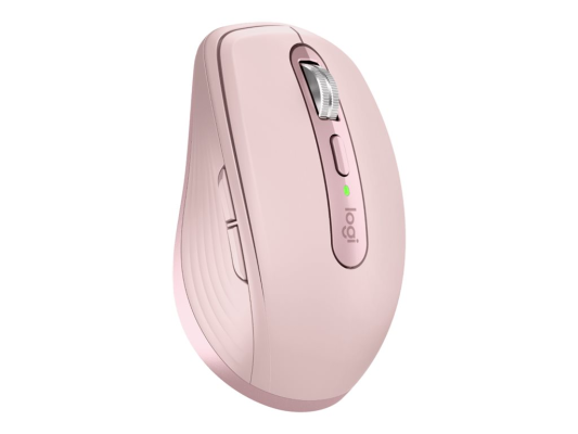 Logitech  |  Peles  |  MX Anywhere 3S  |  Bezvadu  |  Bluetooth  |  Rozā
