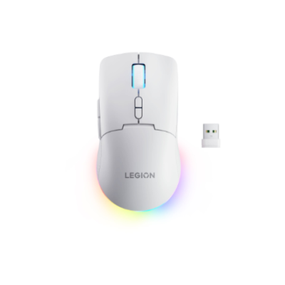 Lenovo Accessories Legion M220 Wireless RGB Gaming Mouse - Glacier White  |  Lenovo