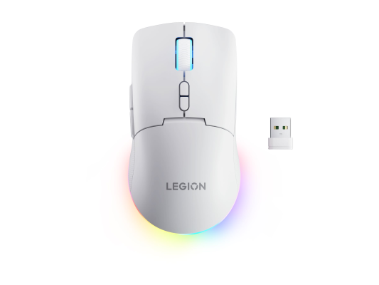 Lenovo Accessories Legion M220 Wireless RGB Gaming Mouse - Glacier White  |  Lenovo