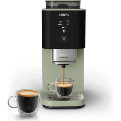Krups Coffee Crush Coffee maker SA401LE0, Black / Green  |  Krups