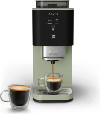 Krups Coffee Crush Coffee maker SA401LE0, Black / Green  |  Krups
