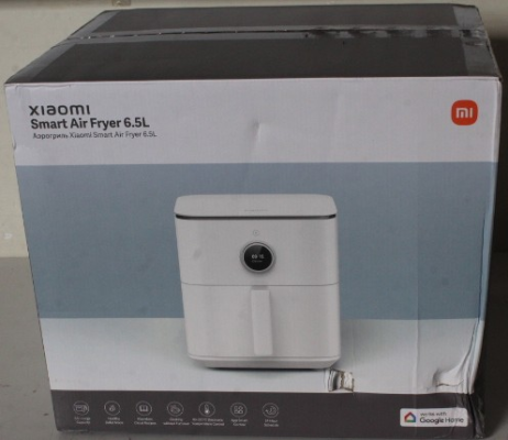 IZPĀRDOŠANA. Xiaomi Smart Air Fryer 6.5L White EU  |  Xiaomi Smart Air Fryer EU  |  Power 1800 W  |  Capacity 6.5 L  |  White  |  DAMAGED PACKAGING  |  23 month(s)