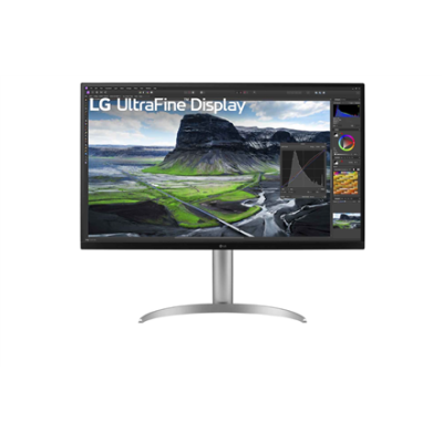 LG  |  32UQ850V-W  |  32 "  |  IPS  |  UHD  |  16:9  |  60 Hz  |  5 ms  |  3840 x 2160 pixels  |  400 cd / m²  |  HDMI ports quantity 2  |  Silver