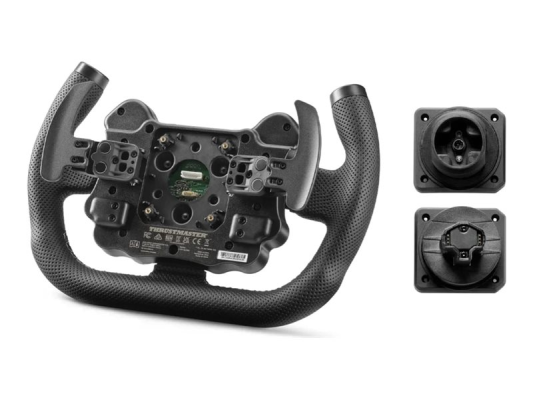 Thrustmaster EVO Sacīkšu 31U Ādas  |  Rata Malas ar Centrālo Vārpstu Simracing  |  Melns