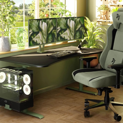 Arozzi Gaming Desk  |  Arena Large  |  Forest Green
