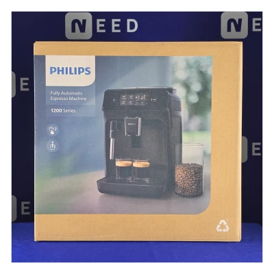 Philips Series 1200 Automatic Coffee Machine  |  EP1224 / 00  |  Milk Frother  |  15 Bar  |  1500 W  |  Grey