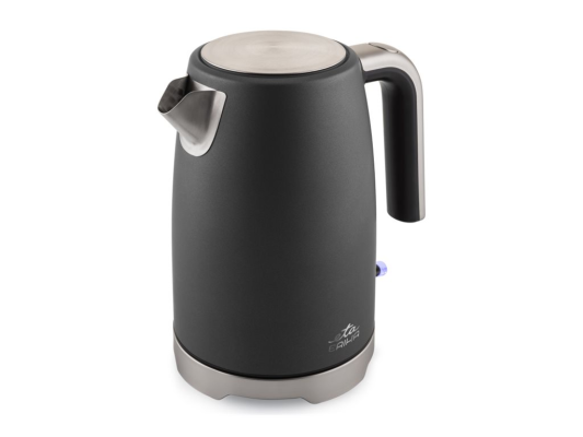 ETA Kettle  |  Erika ETA259090020  |  2200 W  |  Electric  |  1.7 L  |  Stainless steel  |  360° rotational base  |  Anthracite