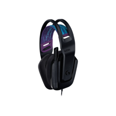 Logitech G335 Gaming Headset, 3.5 mm, Black  |  Logitech