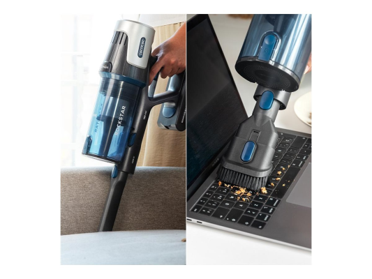 Cecotec Vacuum cleaner  |  Conga Rockstar P50 X-Treme  |  Corded operating  |  Handstick  |  400 W  |  33.6 V  |  Operating time (max) 60 min  |  Black / Blue