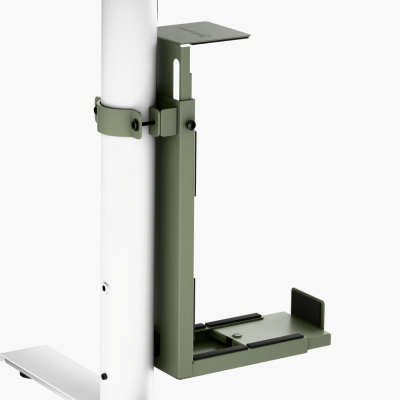 Arozzi  |  Under-desk  |  Arena PC Mount AZ-PCMOUNT-FST  |  Adjustable Height, Width  |  Forest Green