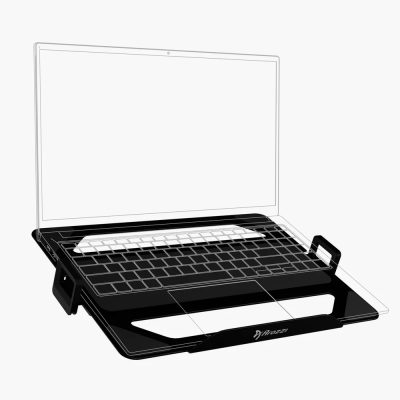 Arozzi  |  Alzare AZ-ALZARE-LH-BK  |  Adjustable  |  Laptop Holder  |  Black  |  18 "