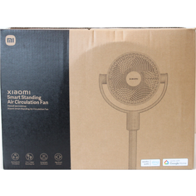SALE OUT. Smart Standing Air Circulation Fan EU  |  Stand Fan  |  Diameter 32 cm  |  Number of speeds 100  |  Oscillation  |  White  |  DAMAGED PACKAGING, PAINT AND ITEM BODY. MISSING INNER PACKAGING AND MANUAL