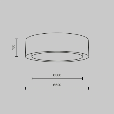 Ceiling lamp BERGAMO, excl. 3xE27, max 60W, IP20