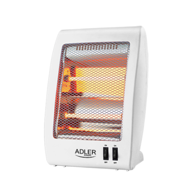 Adler  |  Sildītājs  |  AD 7709  |  Halogēna sildītājs  |  800 W  |  Jauda līmeņu skaits 2  |  Balts