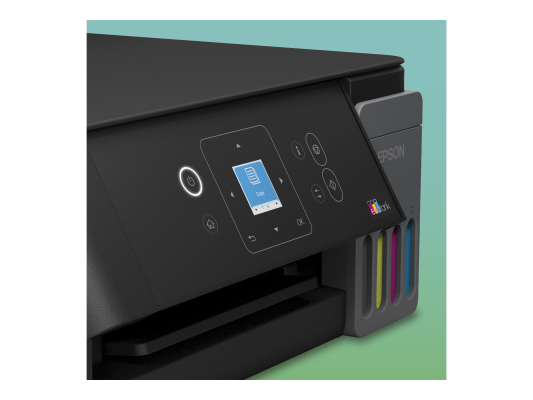 Epson EcoTank  |  L3360  |  Inkjet  |  Colour  |  Multifuction Printer  |  A4  |  Wi-Fi  |  Black