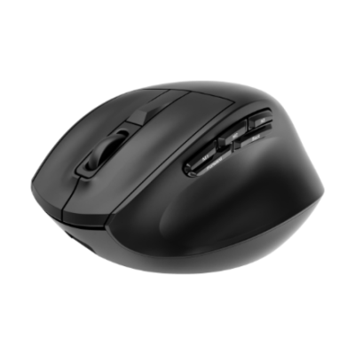 Gembird MUSW3-9B-01 Triple-mode 9-button wireless ergonomic mouse, melns  |  Gembird