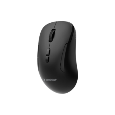 Gembird MUSW2-7B-01 Dual-mode 7-button wireless mouse, black  |  Gembird