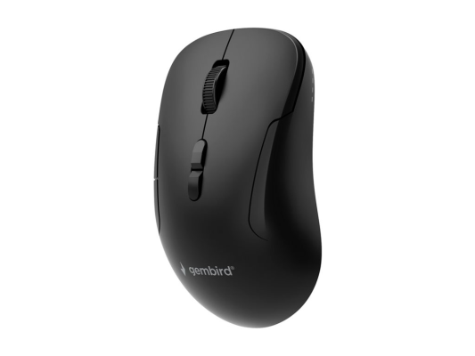 Gembird MUSW2-7B-01 Dual-mode 7-button wireless mouse, black  |  Gembird