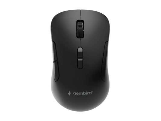 Gembird MUSW2-7B-01 Dual-mode 7-button wireless mouse, black  |  Gembird
