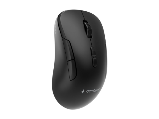 Gembird MUSW2-7B-01 Dual-mode 7-button wireless mouse, black  |  Gembird