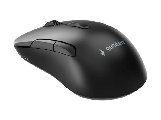 Gembird MUSW2-7B-01 Dual-mode 7-button wireless mouse, black  |  Gembird