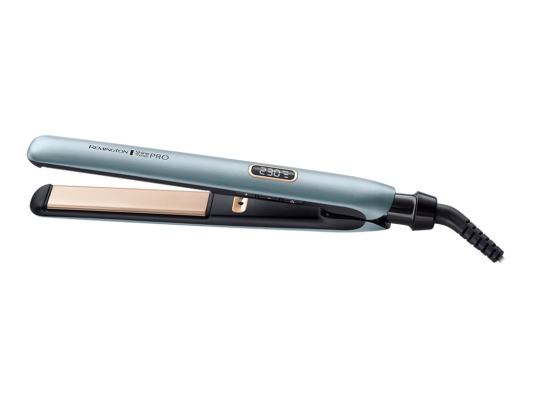 Remington  |  Hair Straitghtener  |  S9300 Shine Therapy Pro  |  Warranty 24 month(s)  |  Ceramic heating system  |  Ionic function  |  Display Digital  |  Temperature (min) °C  |  Temperature (max) 230 °C  |  Number of heating levels  |  Blue