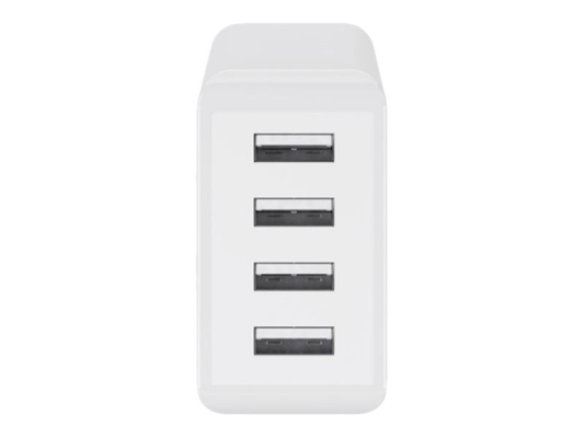 Goobay 44962 30 W USB-A Multiport Charger, Balts