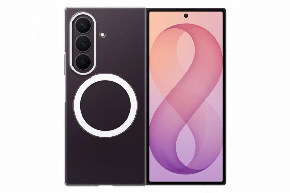 CF976CTE Caurspīdīgs Magnēts Samsung Galaxy Fold 8 Ultra, Caurspīdīgs
