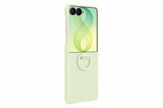 EF776CGE Silicone Ring Magnet Samsung Galaxy Flip 8, Green
