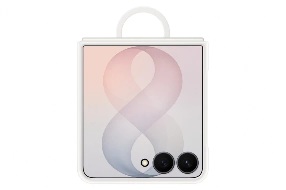 EF776CWE Silicone Ring Magnet Samsung Galaxy Flip 8, White
