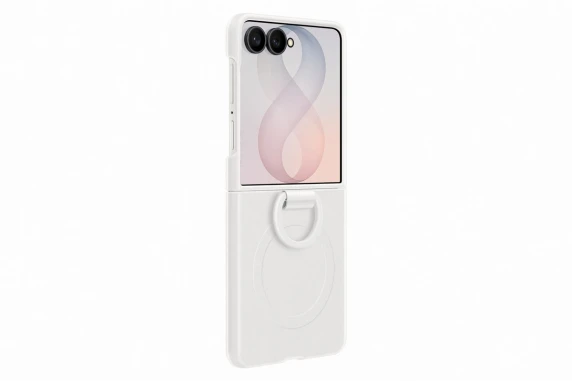 EF776CWE Silicone Ring Magnet Samsung Galaxy Flip 8, White