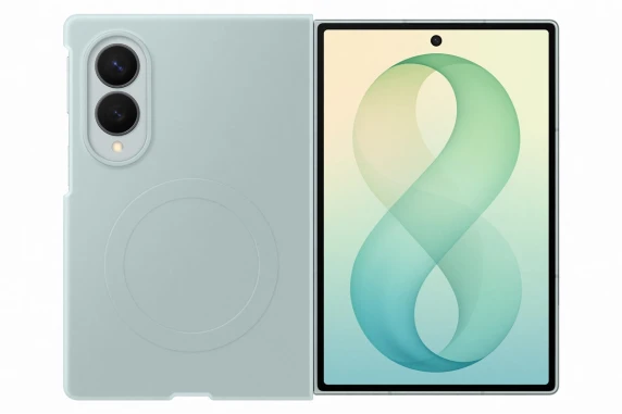 EF971CGE Silikona Magnēts Samsung Galaxy Fold 8, Zaļš