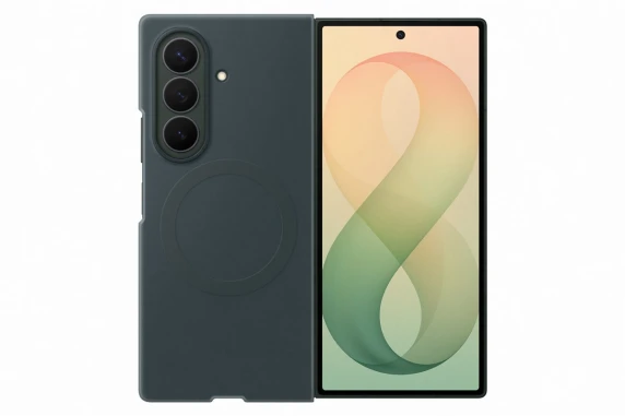 EF976CGE Silikona Magnēts Samsung Galaxy Fold 8 Ultra, Zaļš