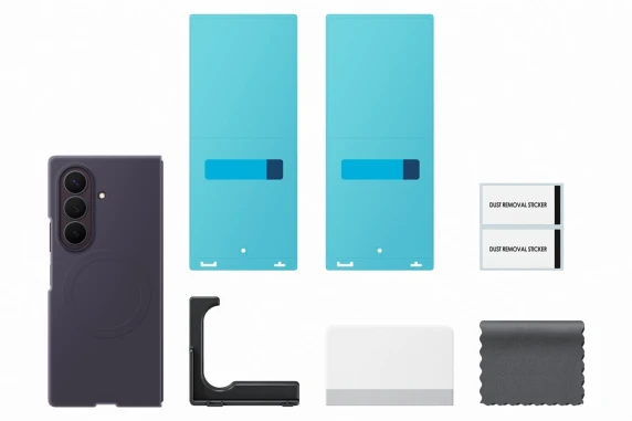 EF976CVE Silikona Magnēts Samsung Galaxy Fold 8 Ultra, Violets