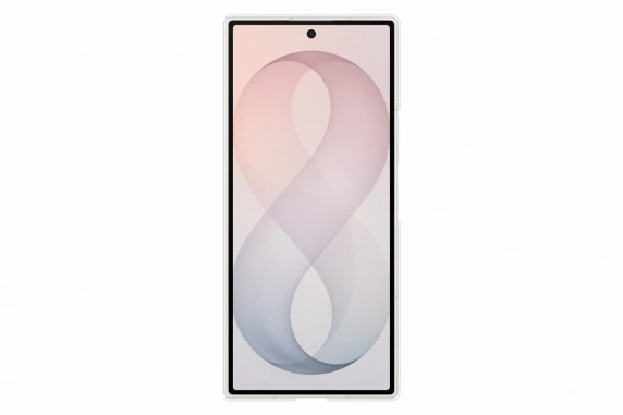 EF976CWE Silikona Magnēts Samsung Galaxy Fold 8 Ultra, Balts