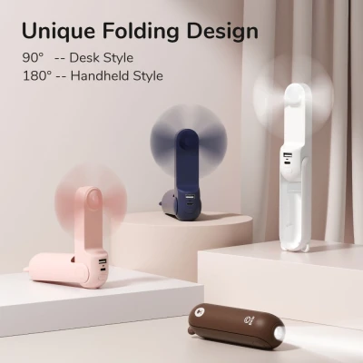 JisuLife Handheld Fan 8  |  Handheld Fan  |  White